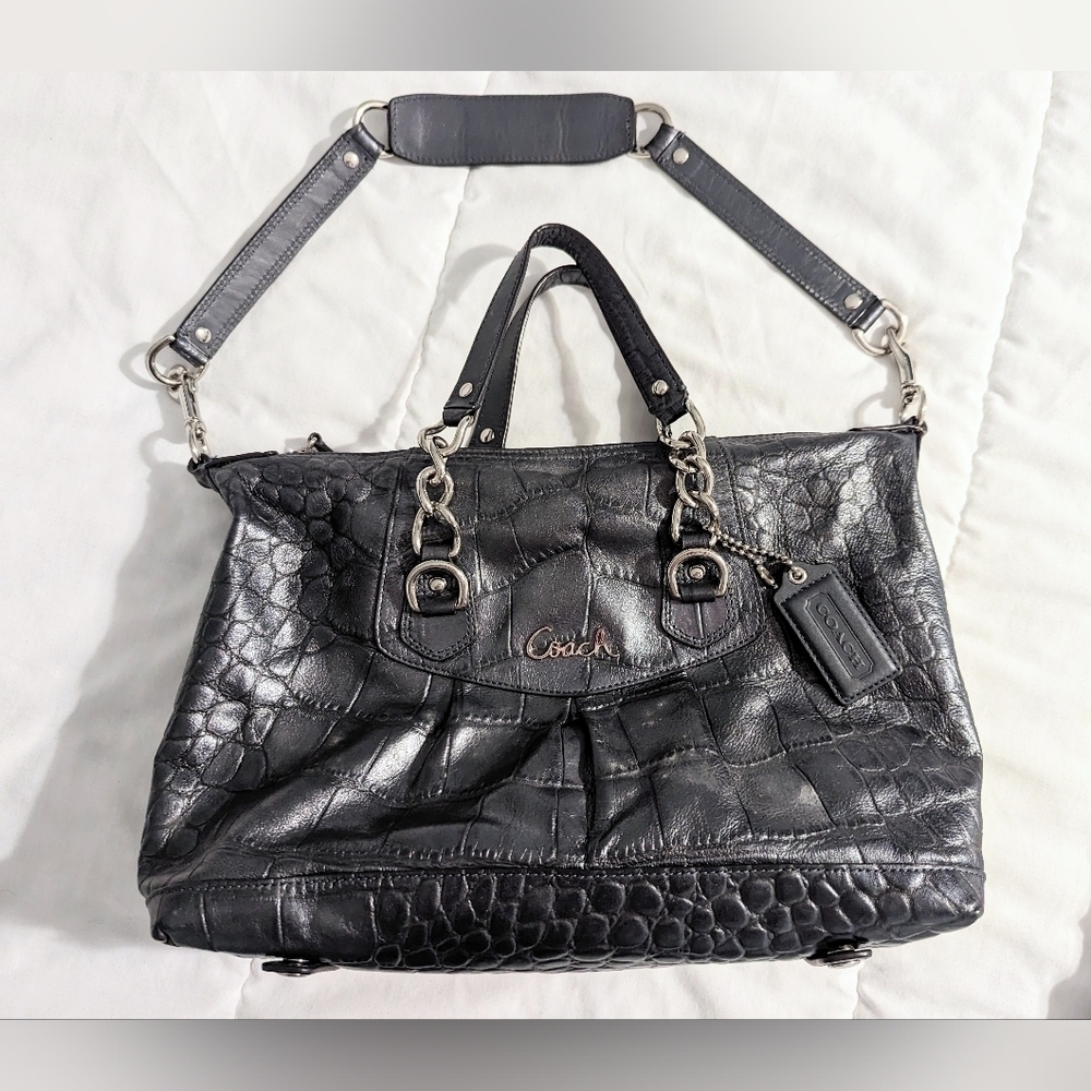 Coach Black Satchel Bag